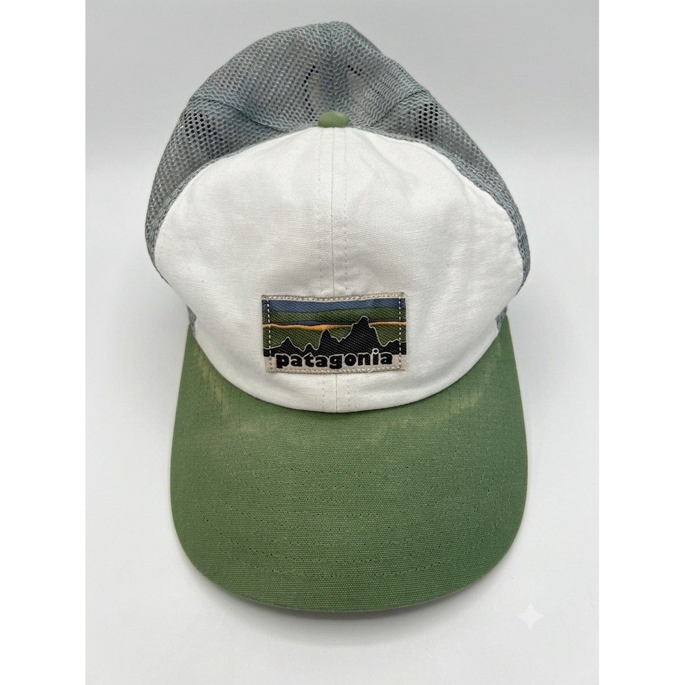 Patagonia Hat Adult Snapback Multicolor One Size Relaxed Trucker Meshed Logo